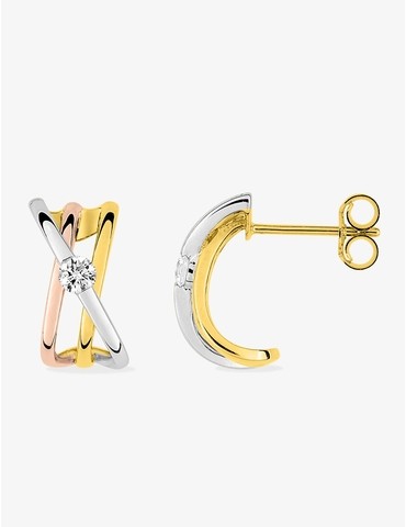 Boucles d'oreilles en or...