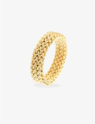 Bague fantaisie en or jaune...