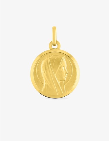 Médaille Vierge en or jaune...