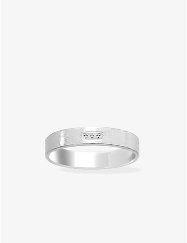 Alliance or blanc 750 ‰...