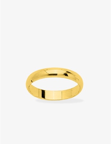 Alliance or jaune 375 ‰ 3,5 mm