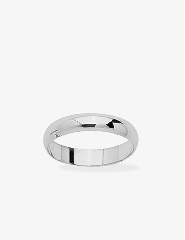 Alliance or blanc 375 ‰ 4 mm
