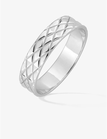 Alliance argent rhodié 925...
