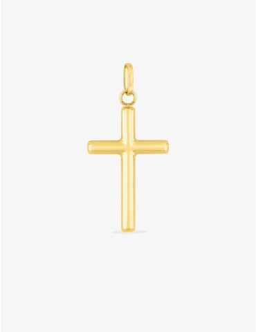Pendentif croix or jaune...