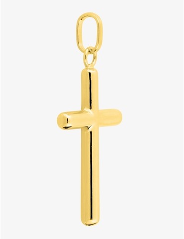 Pendentif croix or jaune...
