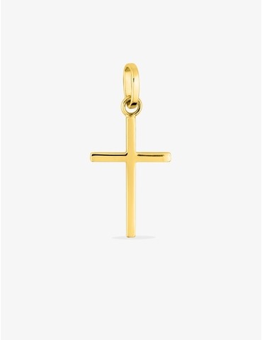 Pendentif croix or jaune...