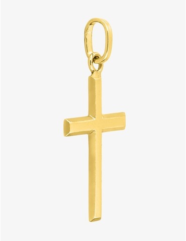Pendentif croix or jaune...