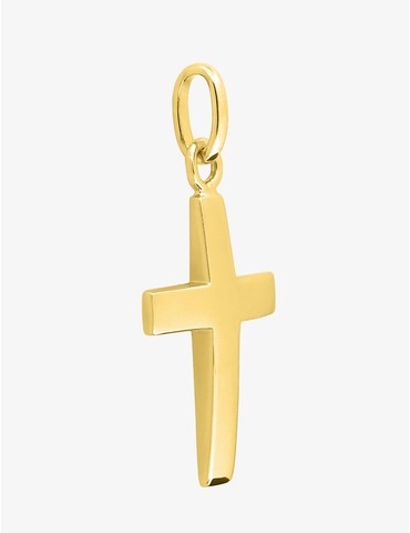 Pendentif croix or jaune...