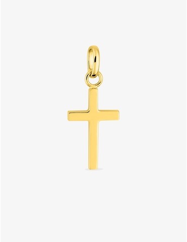 Pendentif croix or jaune...