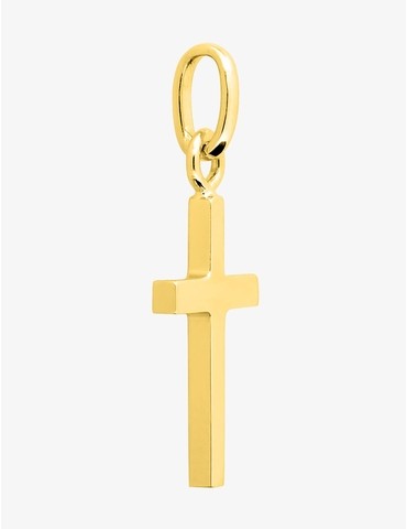 Pendentif croix or jaune...