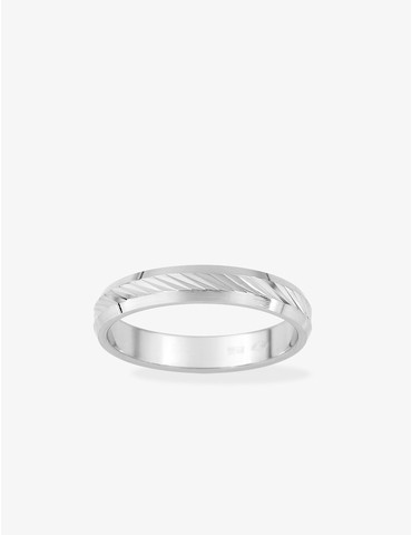 Alliance ciselée argent...