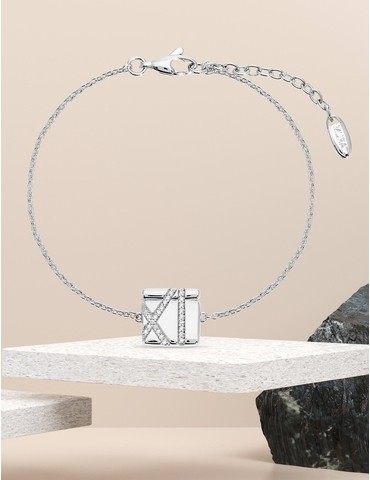 Bracelet carré Argent 925‰...