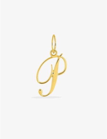 Pendentif lettre P écriture...