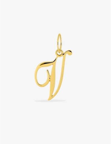 Pendentif lettre V écriture...