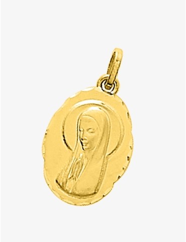 Médaille Vierge ovale...