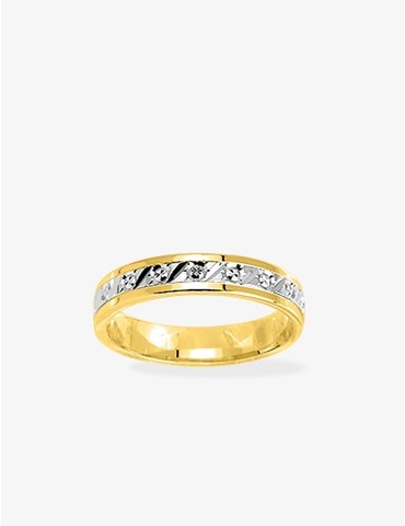 Alliance fantaisie 4 mm or...