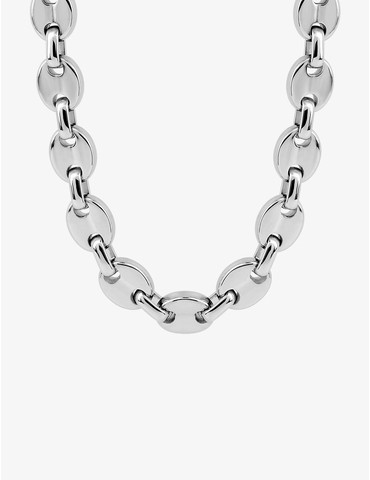 Collier maille grain de...