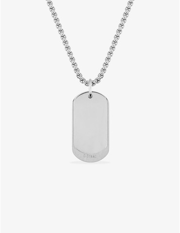 Collier plaques G.I acier
