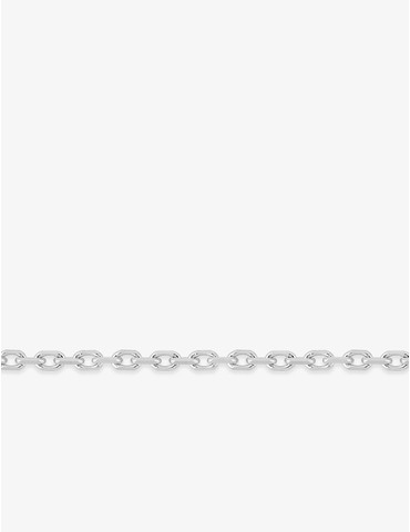 Chaine forçat en or blanc...