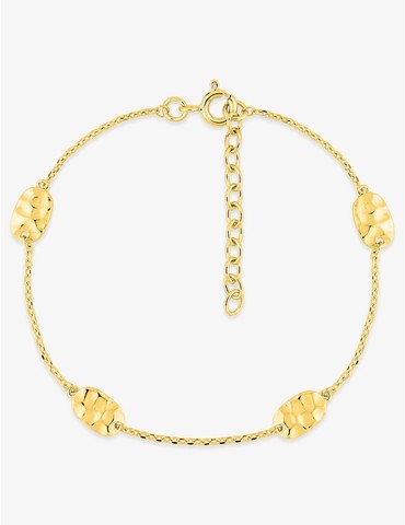 Bracelet en plaqué or,...