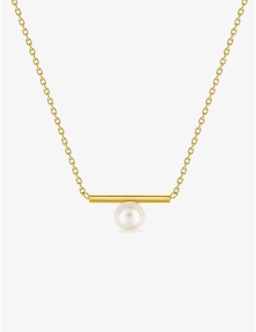 Collier plaqué or avec...