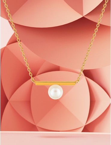 Collier plaqué or avec...