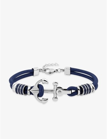 Bracelet en acier et nylon...