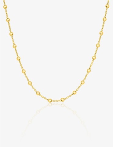 Collier or 375‰ détail fine...