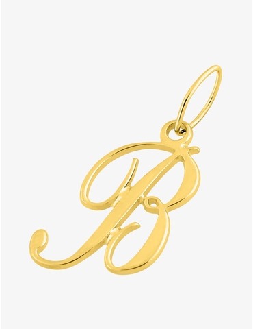 Pendentif lettre B en or...