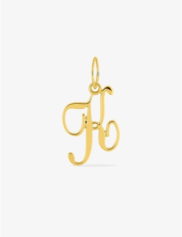 Pendentif or 375‰ initiale K