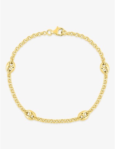 Bracelet en plaqué or...