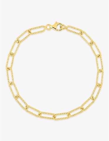 Bracelet plaqué or chaine...