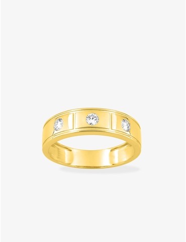 Bague diamants synthétiques...