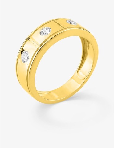 Bague diamants synthétiques...