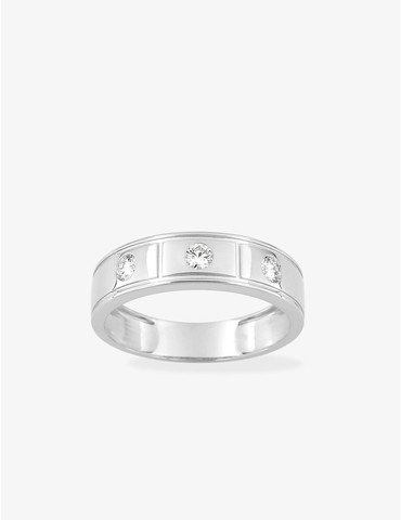 Bague diamants synthétiques...