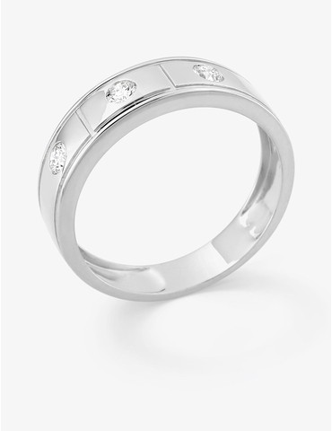 Bague diamants synthétiques...