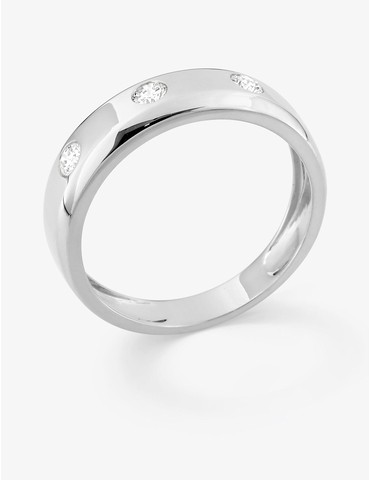 Bague 3 diamants...