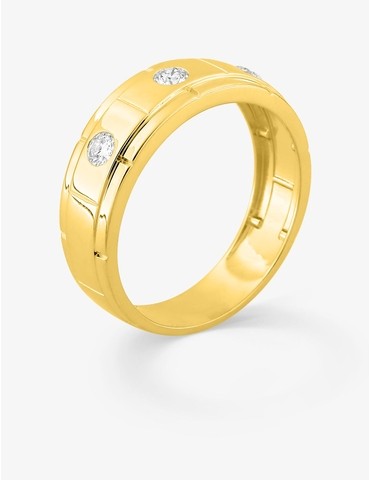 Bague diamants synthétiques...