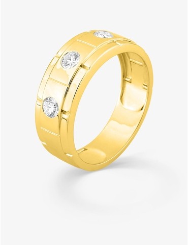 Bague diamants synthétiques...