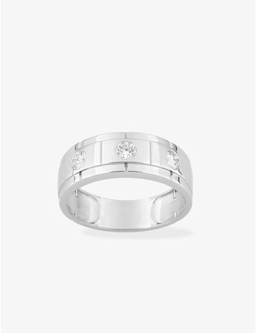 Bague diamants synthétiques...