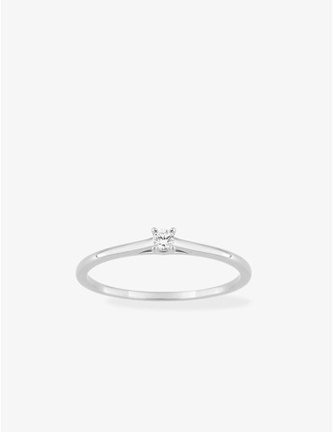 Bague solitaire diamant...