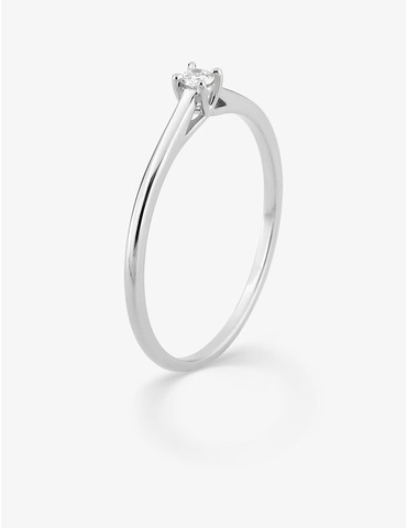 Bague solitaire diamant...