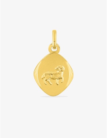 Pendentif zodiaque plaqué...