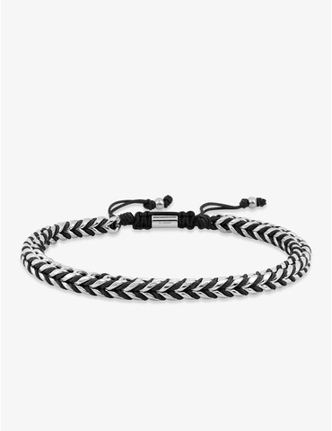 Bracelet cordon nylon noir...