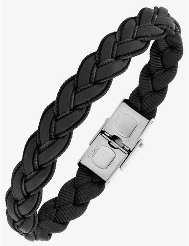 Bracelet cordon noir et...