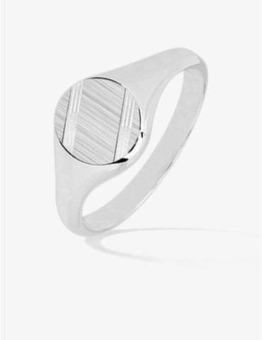Chevalière en argent 925 ‰...