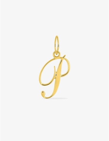 Pendentif lettre P anglaise...
