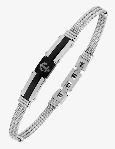 Bracelet rigide acier avec...