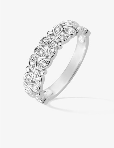 Bague argent 925 ‰ rhodié...