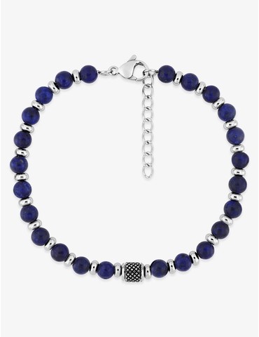 Bracelet acier gris et...
